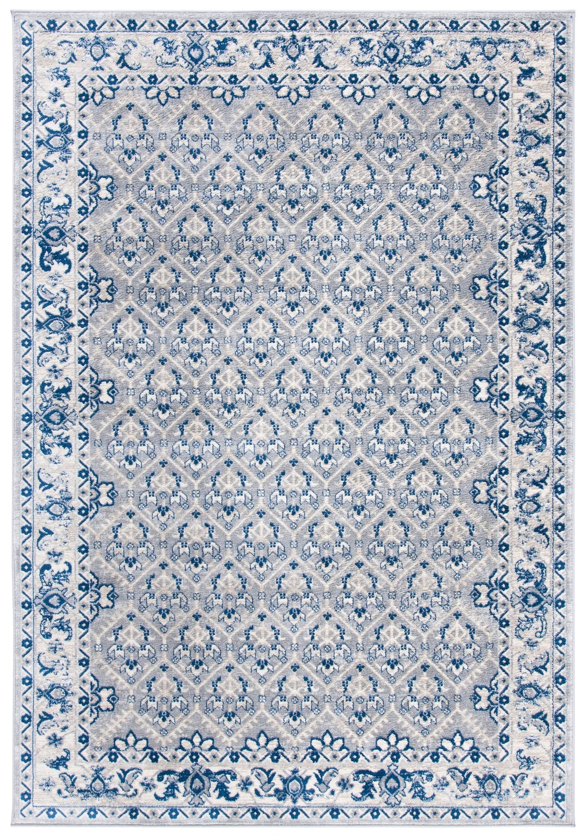Safavieh Brentwood 4'-0" x 6'-0" Rug in Grey / Blue