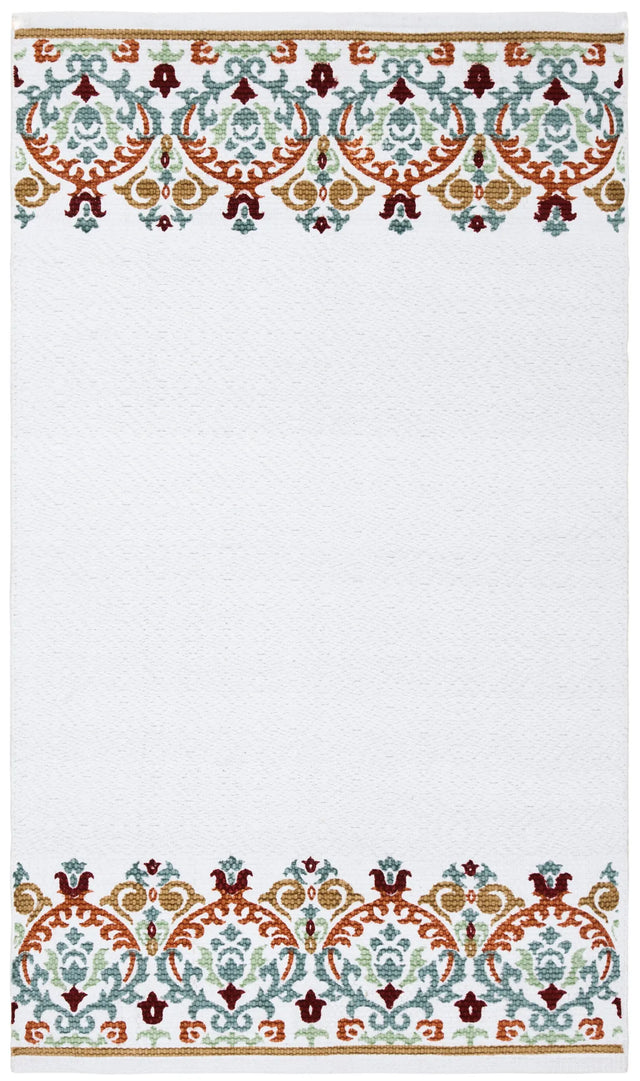 Safavieh Cedar Brook 3'-0" x 5'-0" Rug in Ivory / Orange
