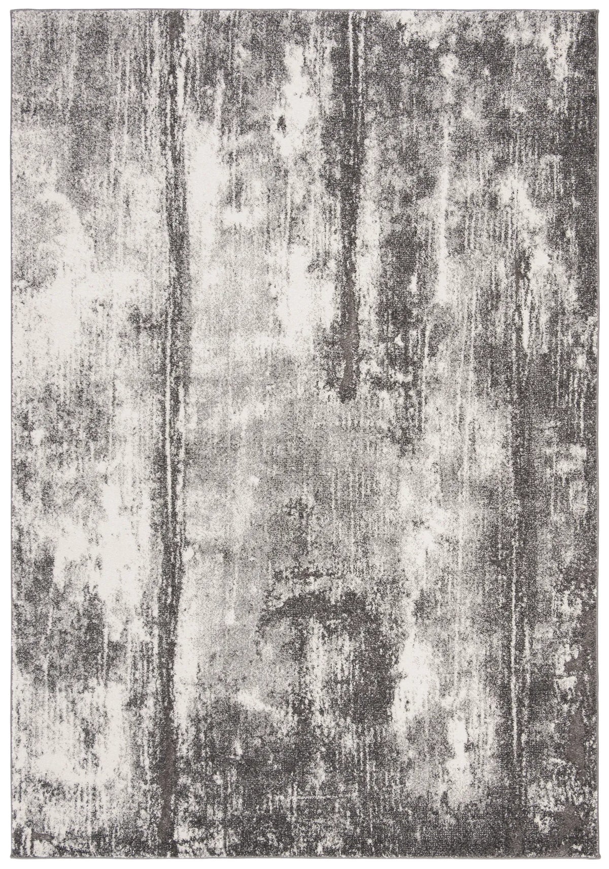 Safavieh Spirit 100 4'-0" x 6'-0" Rug in Dark Grey / Ivory
