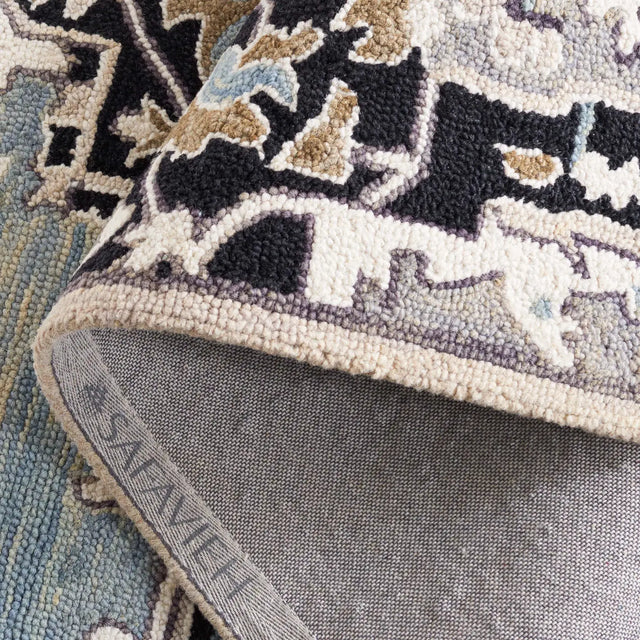 Safavieh Aspen 4'-0" x 6'-0" Rug in Blue / Black