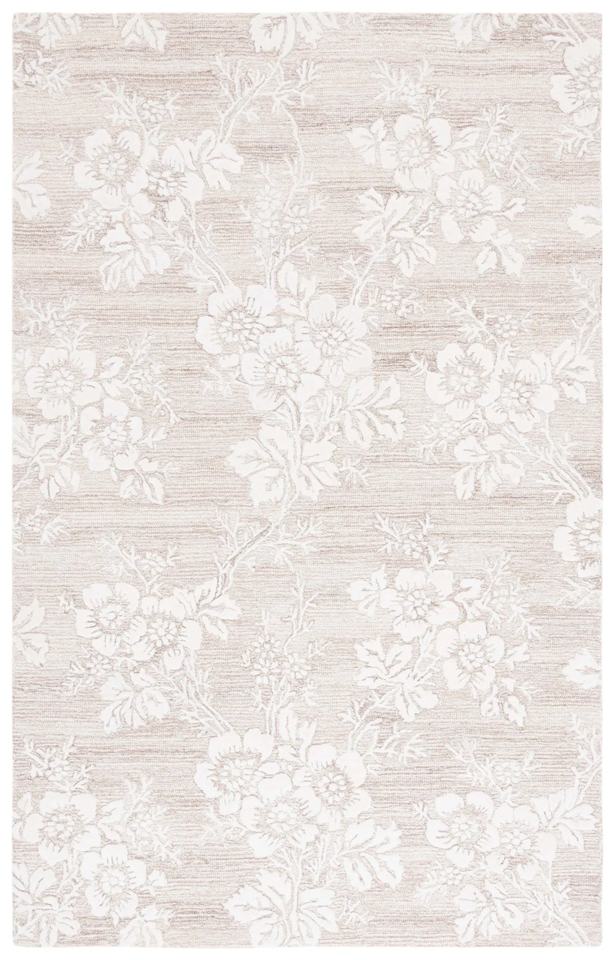 Safavieh Glamour 4'-0" x 6'-0" Rug in Beige / Ivory