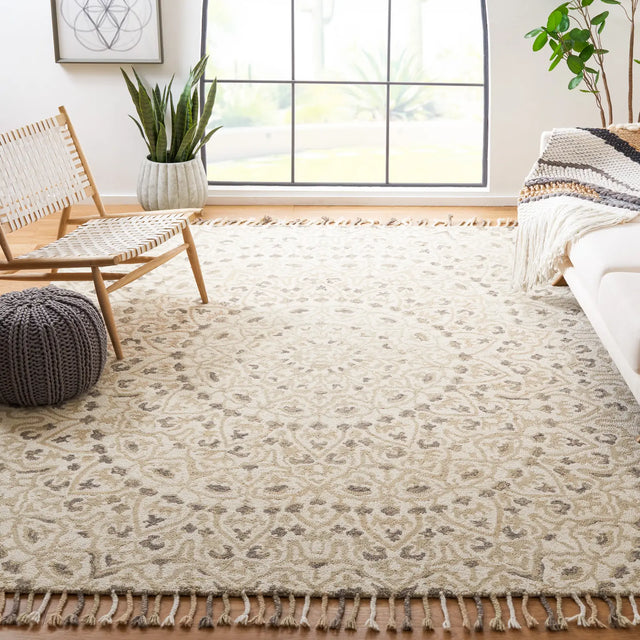 Safavieh Blossom 10'-0" x 14'-0" Rug in Ivory / Taupe