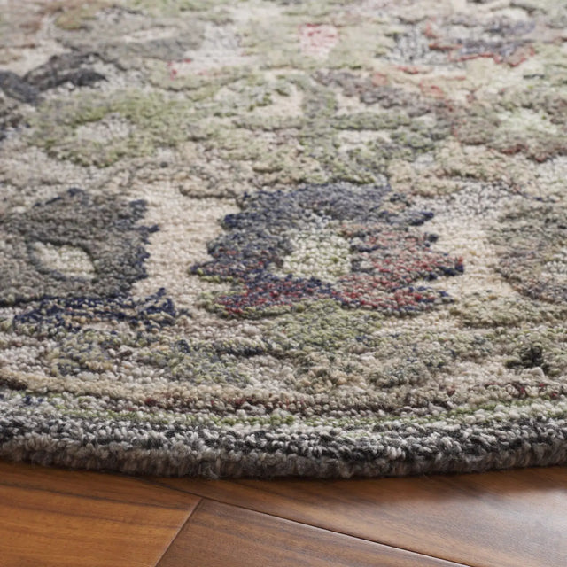 Safavieh Marquee 6'-0" x 6'-0" Rug in Green / Beige