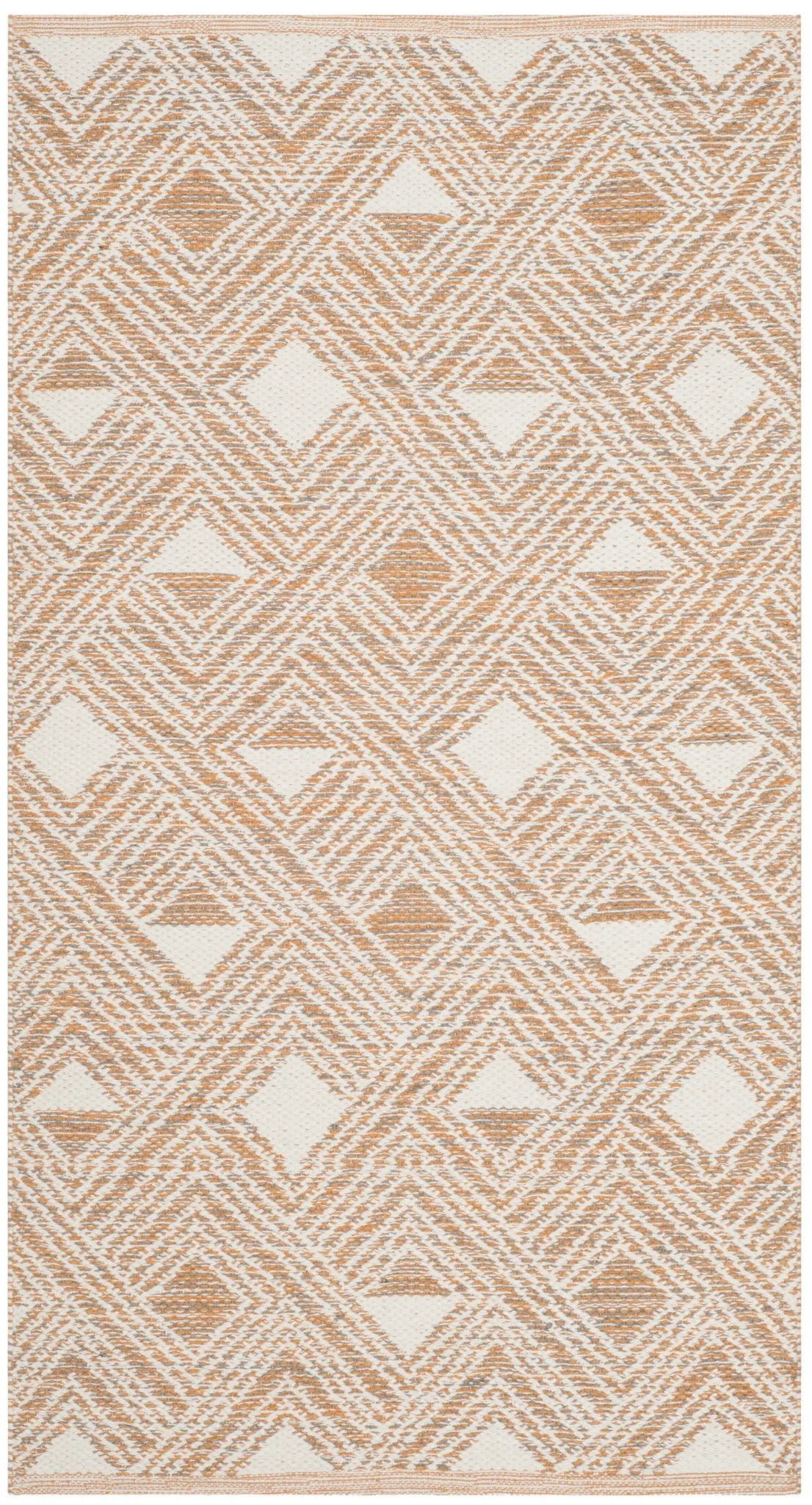 Safavieh Montauk 2'-3" x 3'-9" Rug in Peach / Ivory