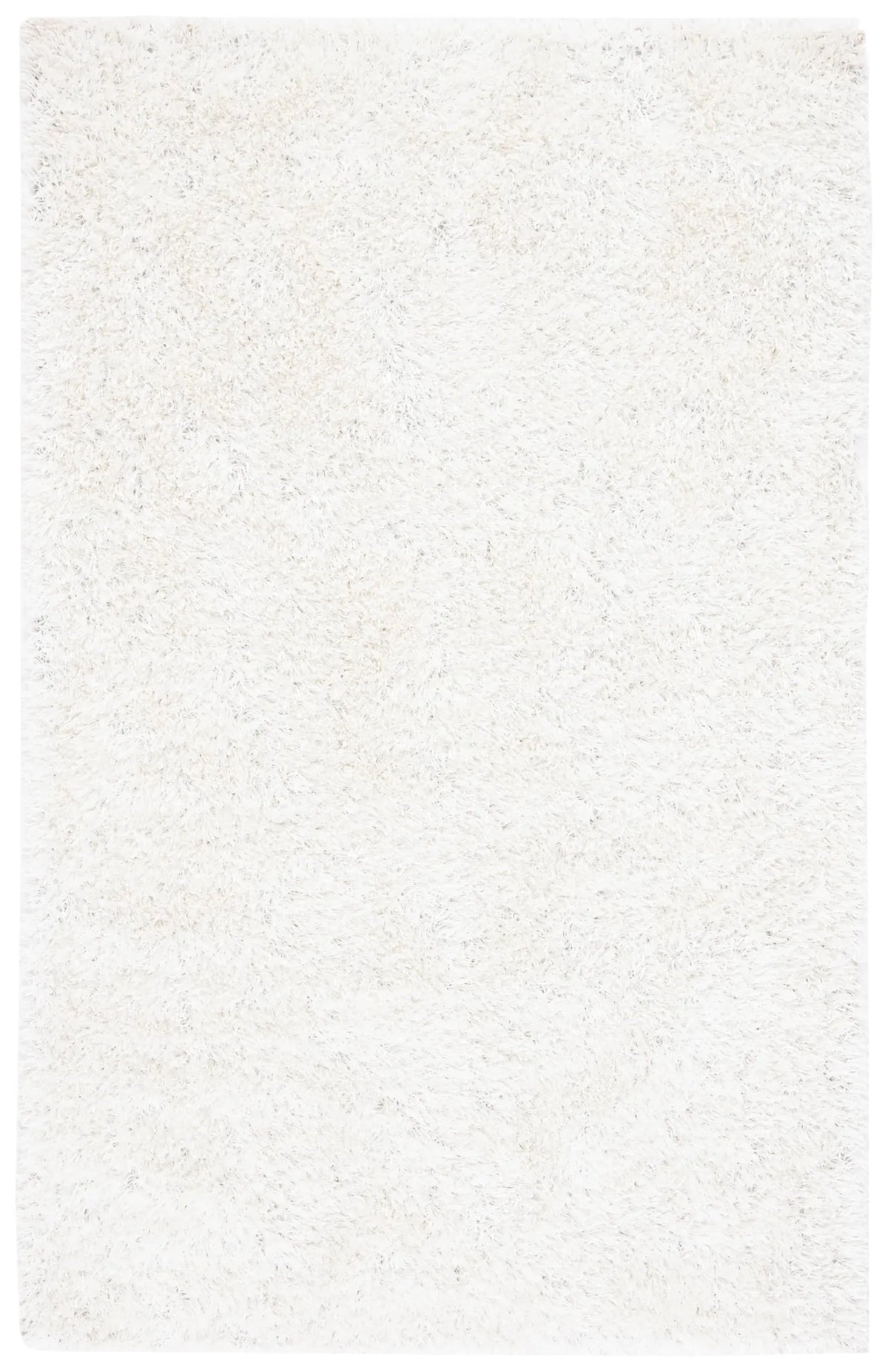 Safavieh Shag 4'-0" x 6'-0" Rug in Off White / Off White