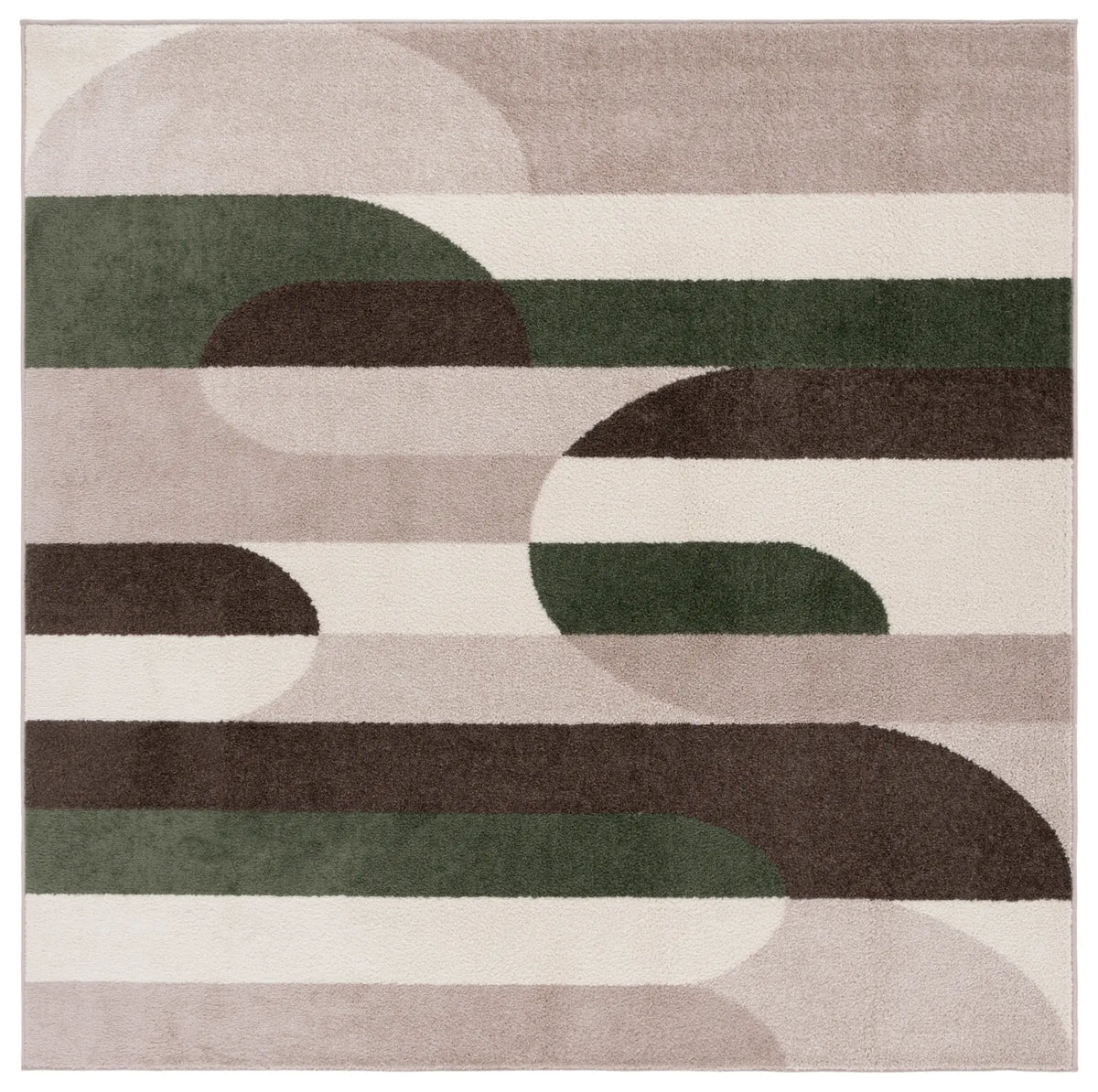 Safavieh Adirondack 6'-7" x 6'-7" Rug in Beige / Green