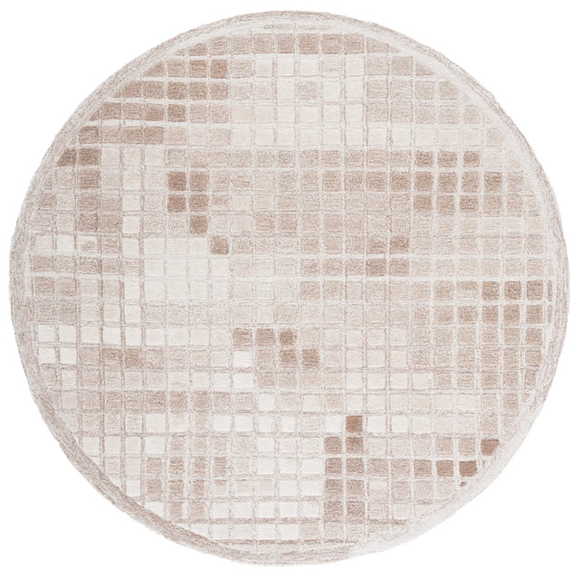 Safavieh Ebony 6'-0" x 6'-0" Rug in Ivory / Brown