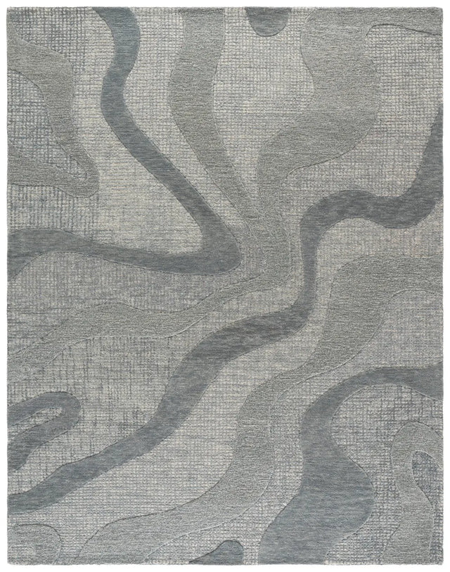 Safavieh Ebony 8'-0" x 10'-0" Rug in Blue / Ivory