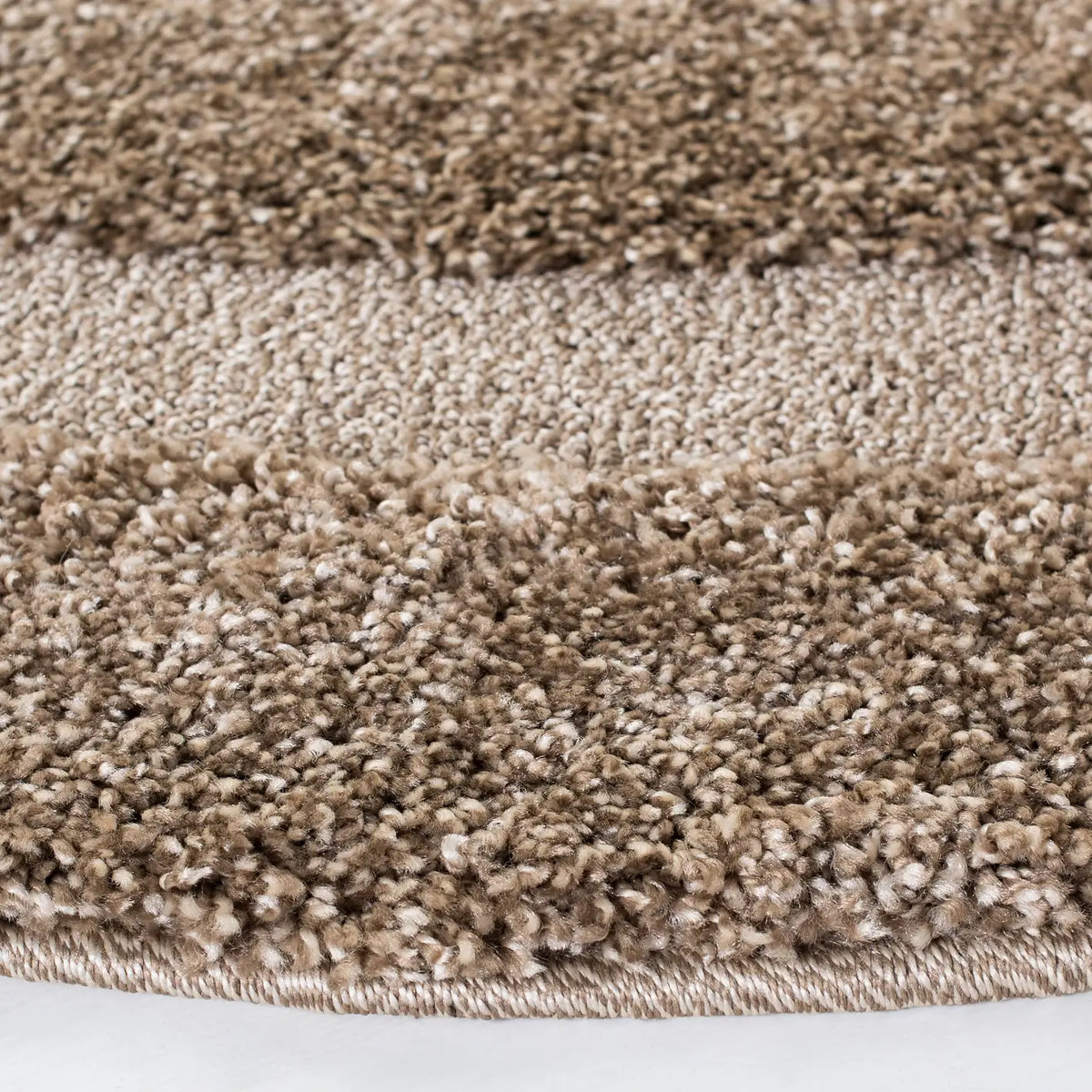 Safavieh Florida Shag 5'-0" x 5'-0" Rug in Beige / Beige