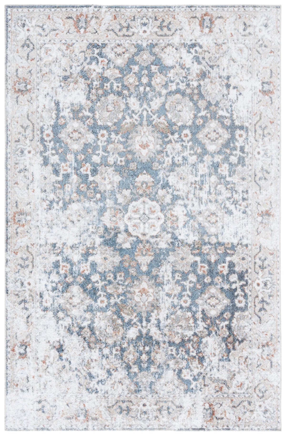 Safavieh Baltimore 4'-0" x 6'-0" Rug in Light Grey / Blue