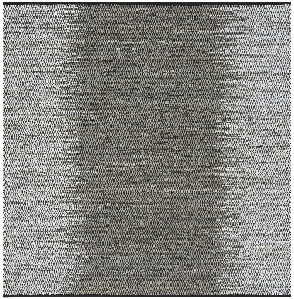 Safavieh Vintage Leather 6'-0" x 6'-0" Rug in Light Grey / Grey