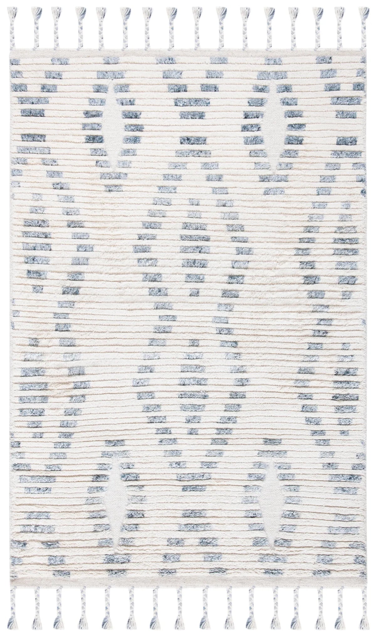 Safavieh Casablanca 4'-0" x 6'-0" Rug in Grey / Ivory