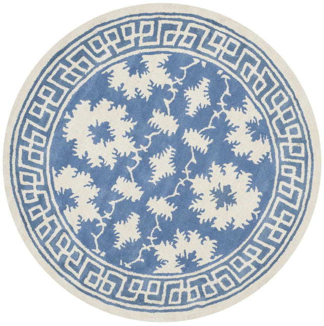 Safavieh Bella 5'-0" x 5'-0" Rug in Blue / Ivory