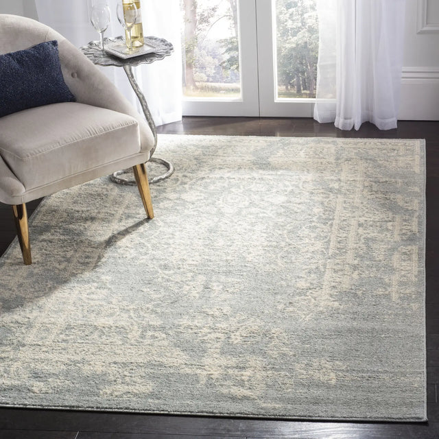 Safavieh Adirondack 4'-0" x 6'-0" Rug in Slate / Ivory