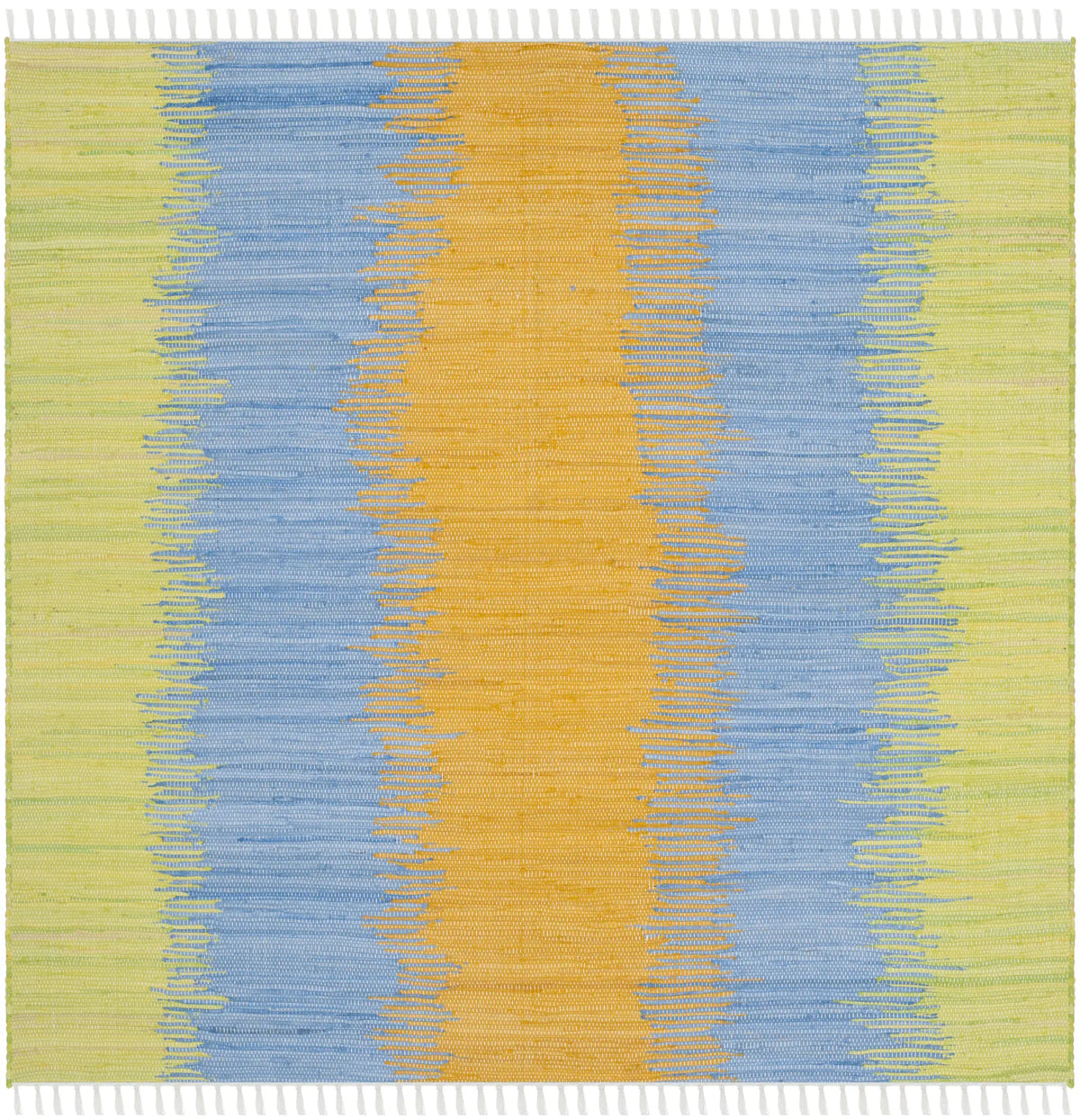 Safavieh Montauk 6'-0" x 6'-0" Rug in Green / Gold