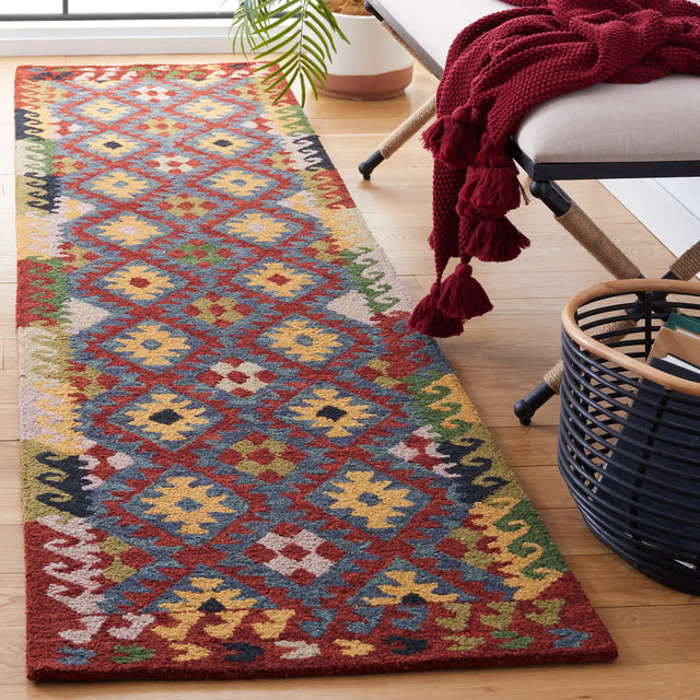 Safavieh Aspen 2'-3" x 9'-0" Rug in Red / Yellow