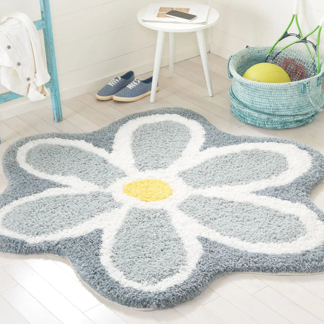 Safavieh Novelty 5'-0" x 5'-0" Rug in Ivory / Grey