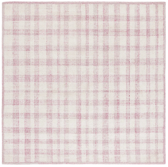 Safavieh Abstract 6'-0" x 6'-0" Rug in Ivory / Pink