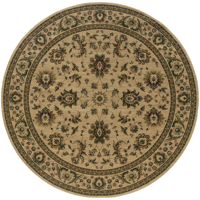Oriental Weavers Sphinx Ariana 311i3 Ivory / Green Rugs - main flat