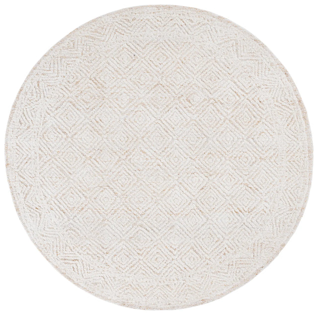 Safavieh Pine 6'-0" x 6'-0" Rug in Ivory / Orange