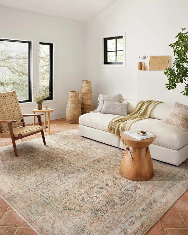 Loloi Adrian Adr-01 Natural/Apricot Rug - room scene 1