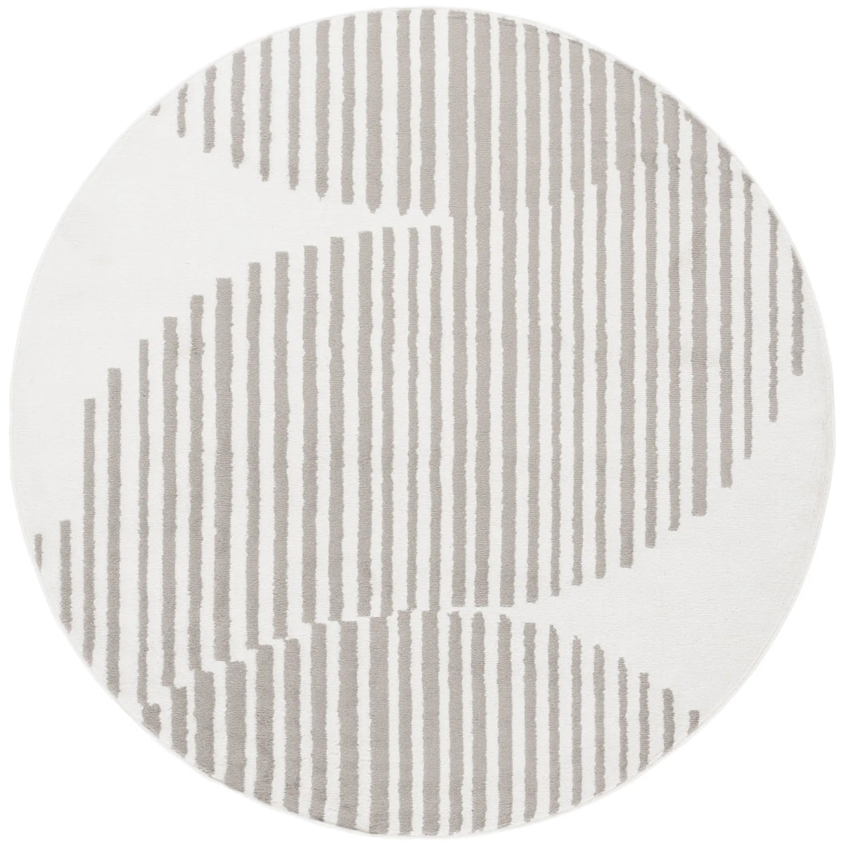 Safavieh Pyramid 6'-7" x 6'-7" Rug in Ivory / Grey
