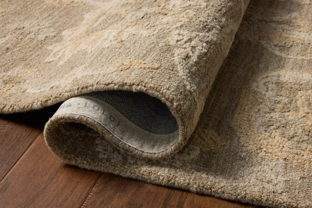Chris Loves Julia x Loloi Dorothea DRT-01 Oak / Natural Rug - pile height