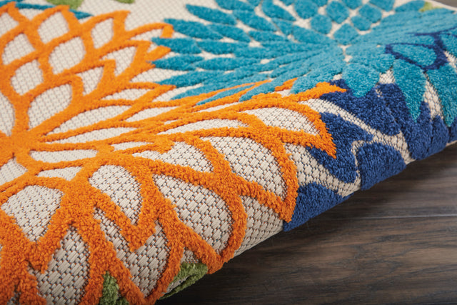 Nourison Aloha ALH05 Machine Made Multicolor Rug