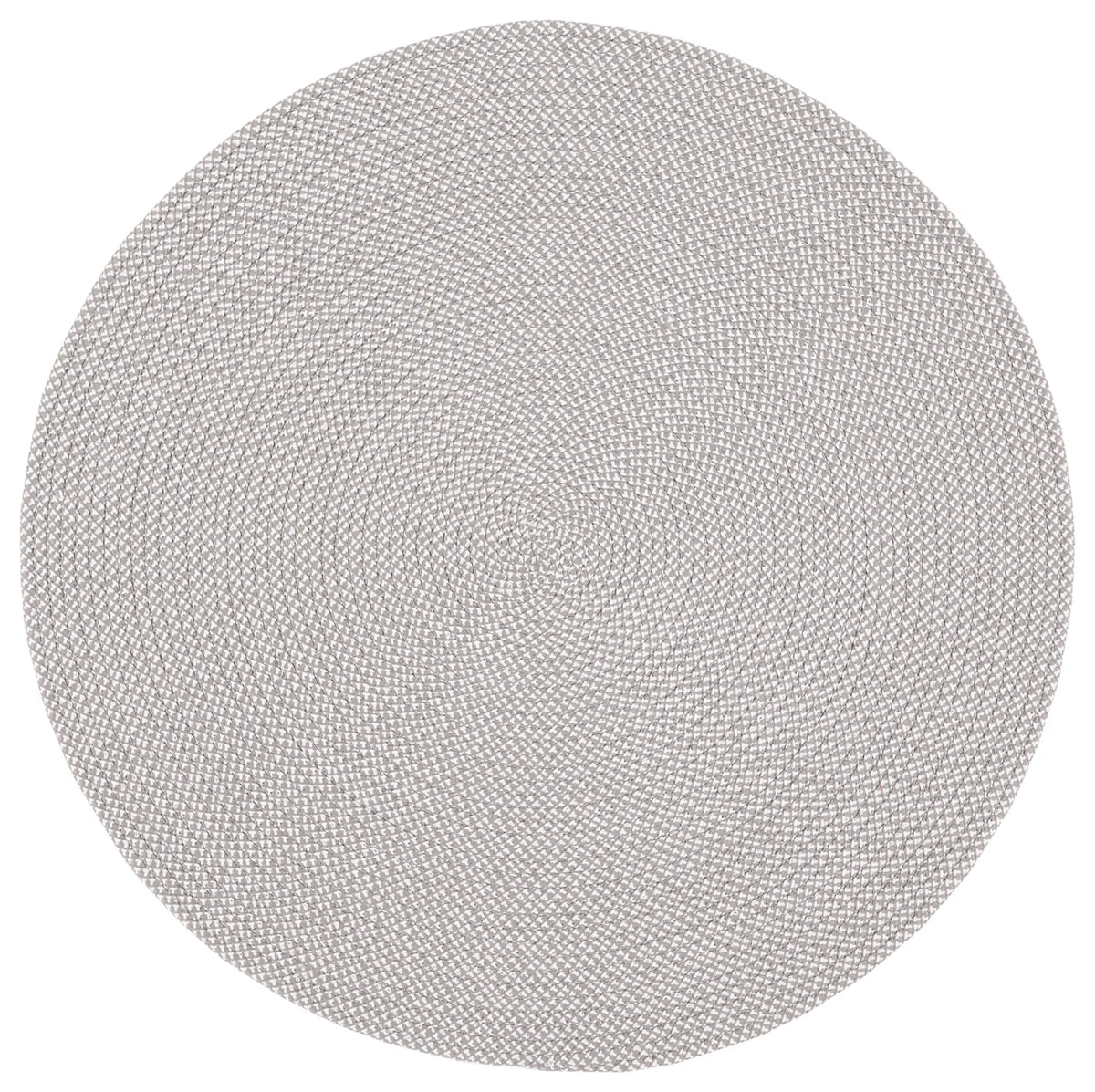 Safavieh Braided 3'-0" x 3'-0" Rug in Grey / Ivory