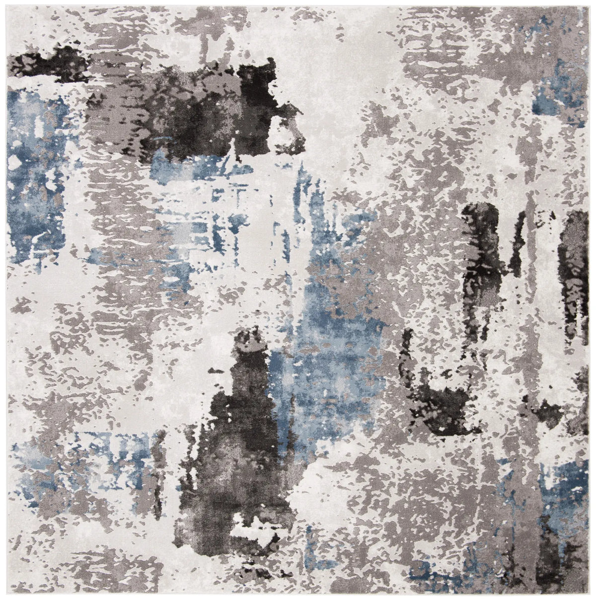 Safavieh Craft 6'-7" x 6'-7" Rug in Grey / Blue