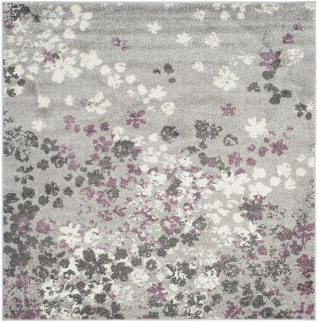 Safavieh Adirondack 6'-0" x 6'-0" Rug in Light Grey / Purple