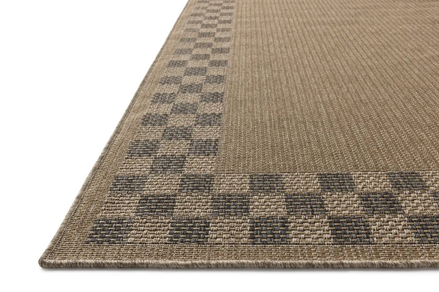 Chris Loves Julia x Loloi Providence PRC-01 Natural / Charcoal Rug - rug corner