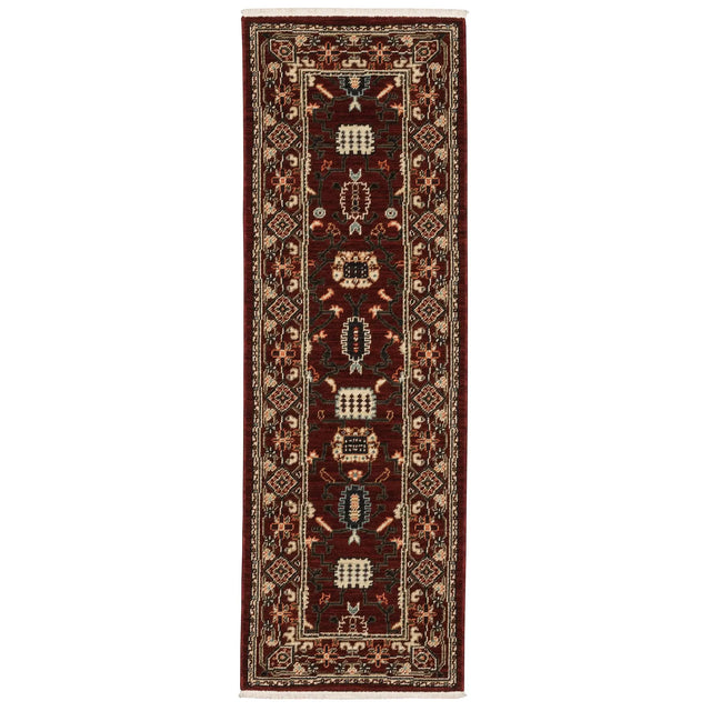 Oriental Weavers Sphinx Lilihan 043S6 Red/ Black Rugs - runner