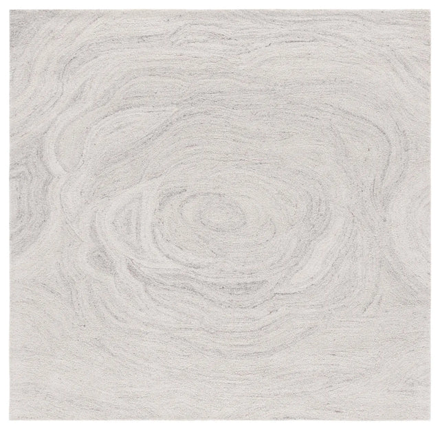 Safavieh Abstract 6'-0" x 6'-0" Rug in Light Grey / Beige