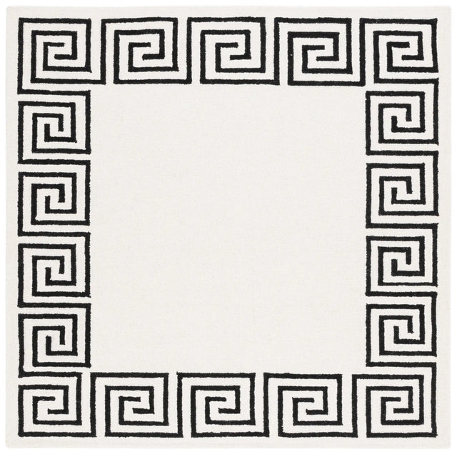 Safavieh Metro 6'-0" x 6'-0" Rug in Ivory / Black