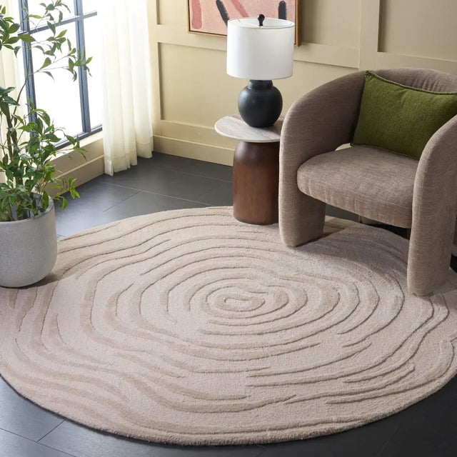 Safavieh Glamour 6'-0" x 6'-0" Rug in Ivory