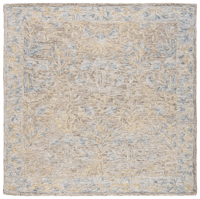 Safavieh Jardin 6'-0" x 6'-0" Rug in Beige / Grey