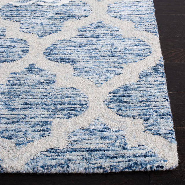 Safavieh Glamour 4'-0" x 6'-0" Rug in Navy / Ivory