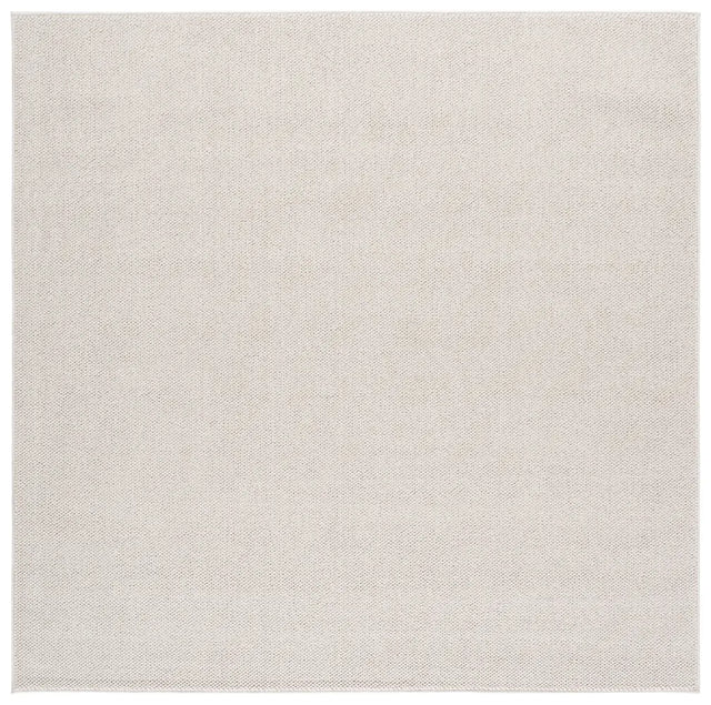 Safavieh Highland Plain 6'-7" x 6'-7" Rug in Light Beige / Ivory