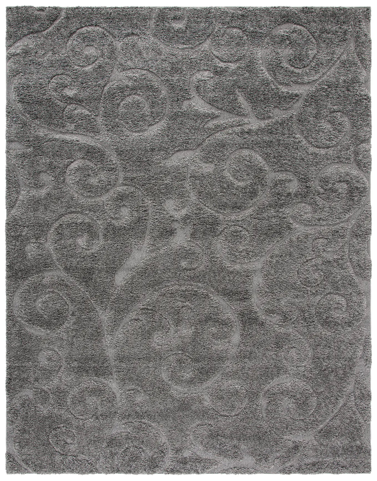 Safavieh Florida Shag 9'-6" x 13'-0" Rug in Grey