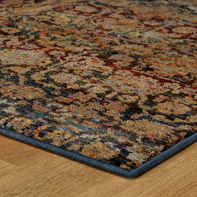 Oriental Weavers Sphinx Andorra 6836C Multi/Blue Rugs - corner detail