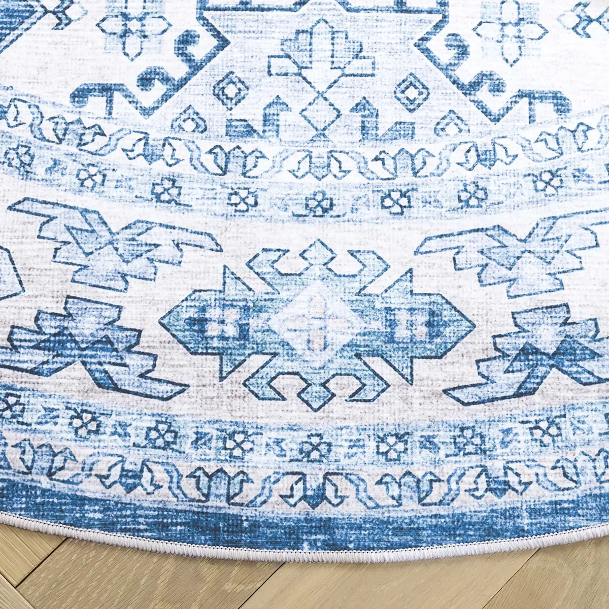 Safavieh Arizona 6'-0" x 6'-0" Rug in Light Blue / Blue