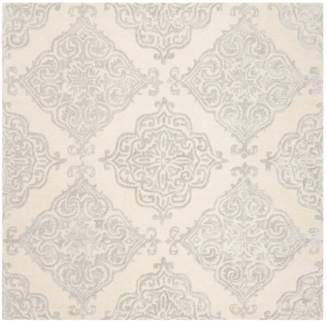 Safavieh Glamour 6'-0" x 6'-0" Rug in Ivory / Silver
