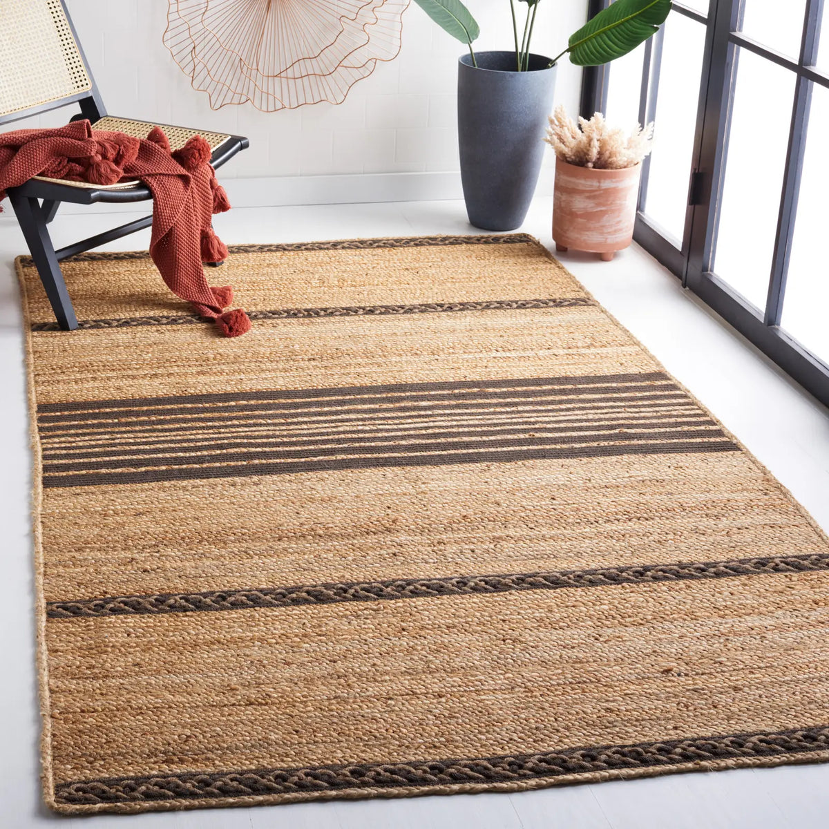 Safavieh Natural Fiber 5'-0" x 8'-0" Rug in Natural / Brown