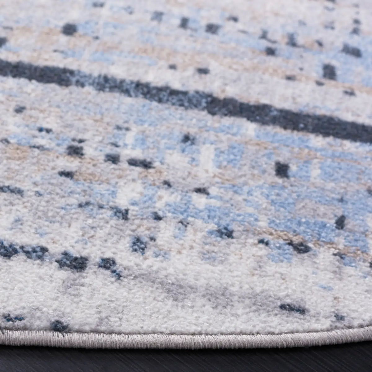 Safavieh Bayside 6'-7" x 6'-7" Rug in Blue / Gold
