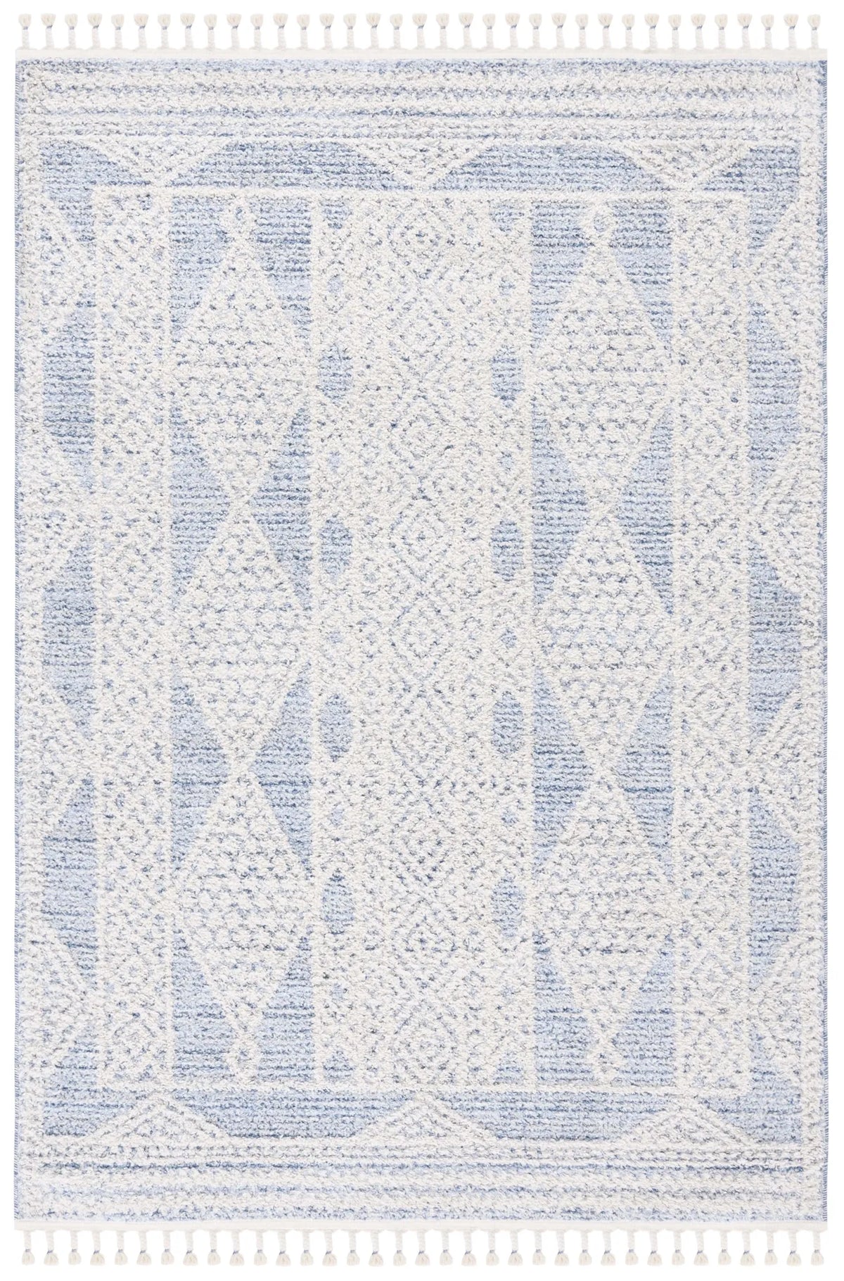 Safavieh Chapel 4'-0" x 6'-0" Rug in Blue / Ivory