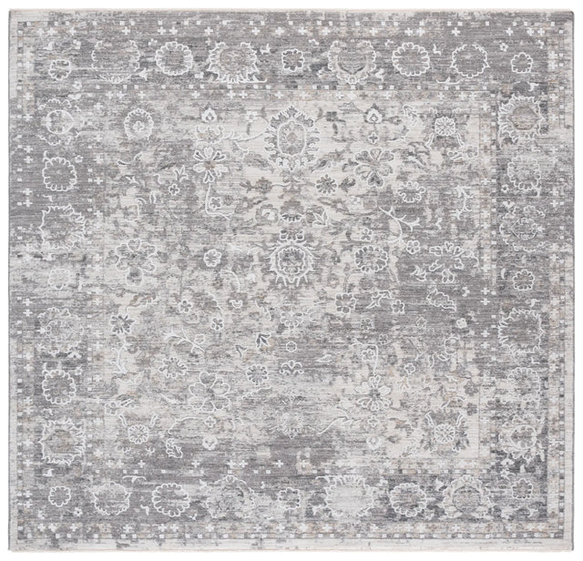 Safavieh Finley 6'-7" x 6'-7" Rug in Grey / Beige