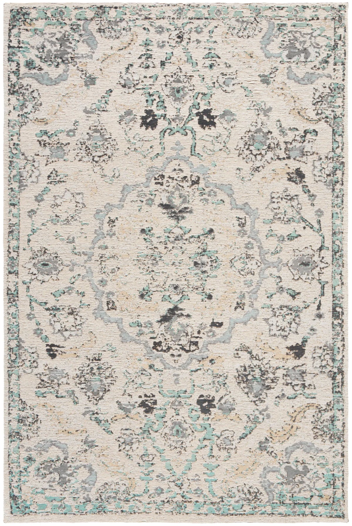 Safavieh Classic Vintage 4'-0" x 6'-0" Rug in Grey / Turquoise