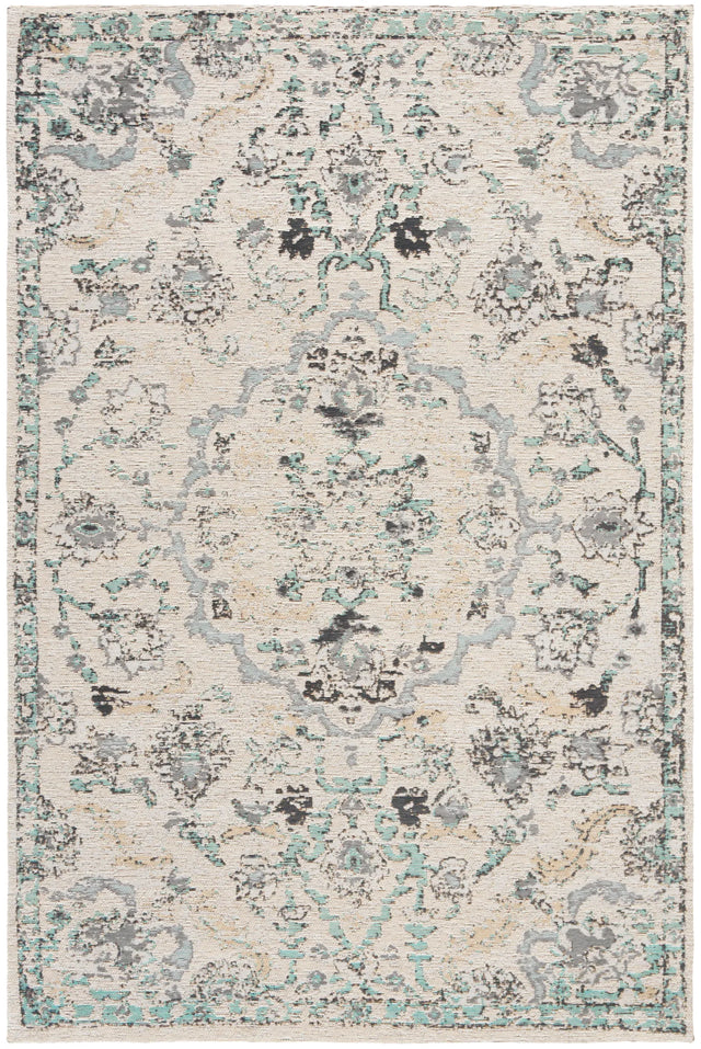 Safavieh Classic Vintage 4'-0" x 6'-0" Rug in Grey / Turquoise