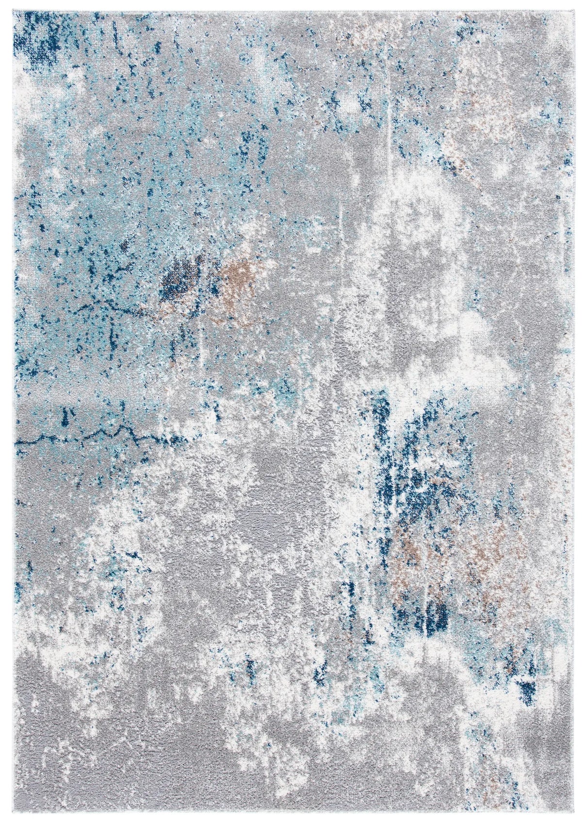 Safavieh Aston 4'-0" x 6'-0" Rug in Grey / Blue